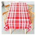 thumbnail image 2 of Nappe Rectangulaire, Nappe en Plastique Vichy Imperméable, Housses de Table Robustes et Essuyables pour Pique-Nique, Plein Air, Camping, 2 of 6