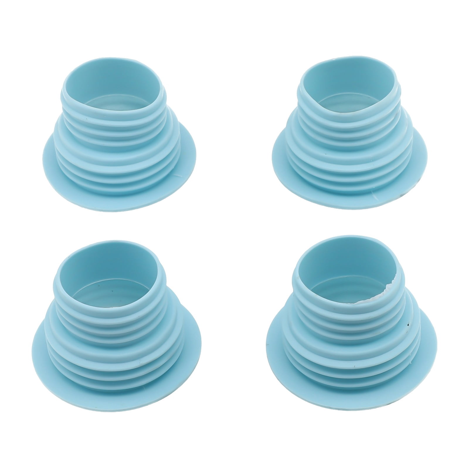 4PCS Drain Pipe Leak-proof Sealing Gasket Washer Silicone Raw Belt Triangle Valve Rubber Pipe Hose Prevent Dripping Leakage Plug