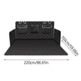 thumbnail image 2 of Vehicle Cargo Liner and Trunk Protector for Infiniti Q50 QX50 2015-2025 Front Seat Cover with Side and Cargo Mat Implementation, 2 of 5