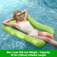 thumbnail image 2 of Kidsjoy Inflatable Pool Float Adults,Stamp Shaped Floating Pool Lounge,Max 300lbs Load,Thickened PVC Pool Raft,Ergonomic Inflatable Tanning Mat,for Adults Vacation Fun and Rest, 2 of 9