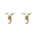 thumbnail image 3 of Wweixi Coat Hooks Easy To Install And Wide Application For Added In Daily Life golden (deer) 2Set, 3 of 6