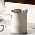 thumbnail image 4 of Professional Milk Frothing Pitcher 304 Stainless Steel Construction For Coffee Steaming Milk Frothing Olecranon Type Outlet For Precise Pouring Latte Art, 4 of 8