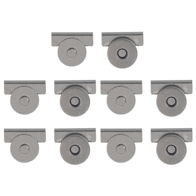 VONKY 10pieces Fashionable Magnetic Snaps For Handbags And Clothing Multi Functional Applications Widely Gun color