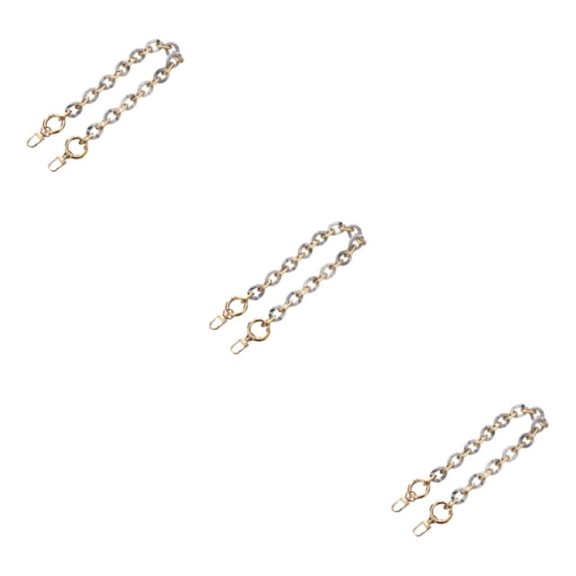 Ruiboury Fashionable Trendy Bag Chains To Style Sturdy And Durable Purse Chain Straps L204-2HS 3Set