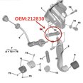 thumbnail image 4 of Pièce de Voiture, Timonerie de Pédale OEM Standard 212830 Structure Compacte pour 206 206CC 206SW, 4 of 8