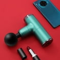 thumbnail image 2 of Mini Appareil de Massage à Main Électrique Rechargeable Relaxation du Corps Musculaire pour Poche Réglable 4 Têtes Masseur Tissu Profond Maison Vert, 2 of 9