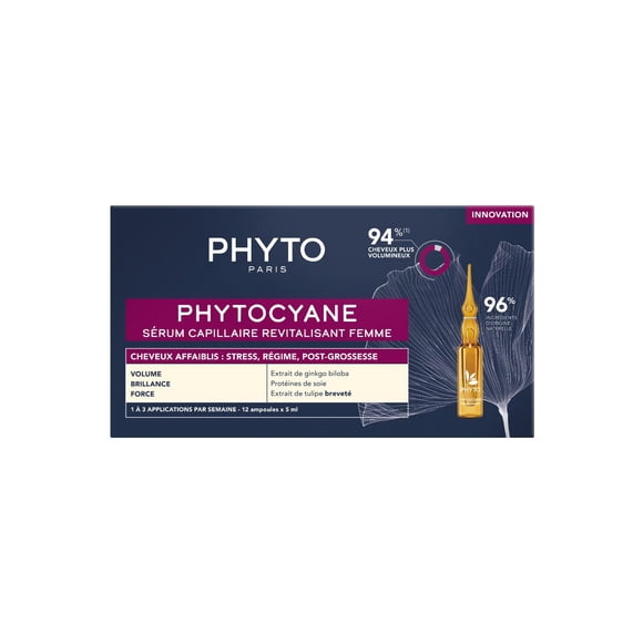 Phyto PhytoCyane Anti-Hair Loss Reactional Treatment (For Woman) 12x5ml/0.16oz