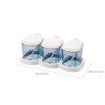 thumbnail image 3 of Vacemry Plastic Seasoning Box Set, Kitchen Spice Organizer with Measuring Spoons, Clear Airtight Food Storage Containers for Salt Sugar Flour Spices, Pantry Cabinet Countertop Organizing, 3 of 6