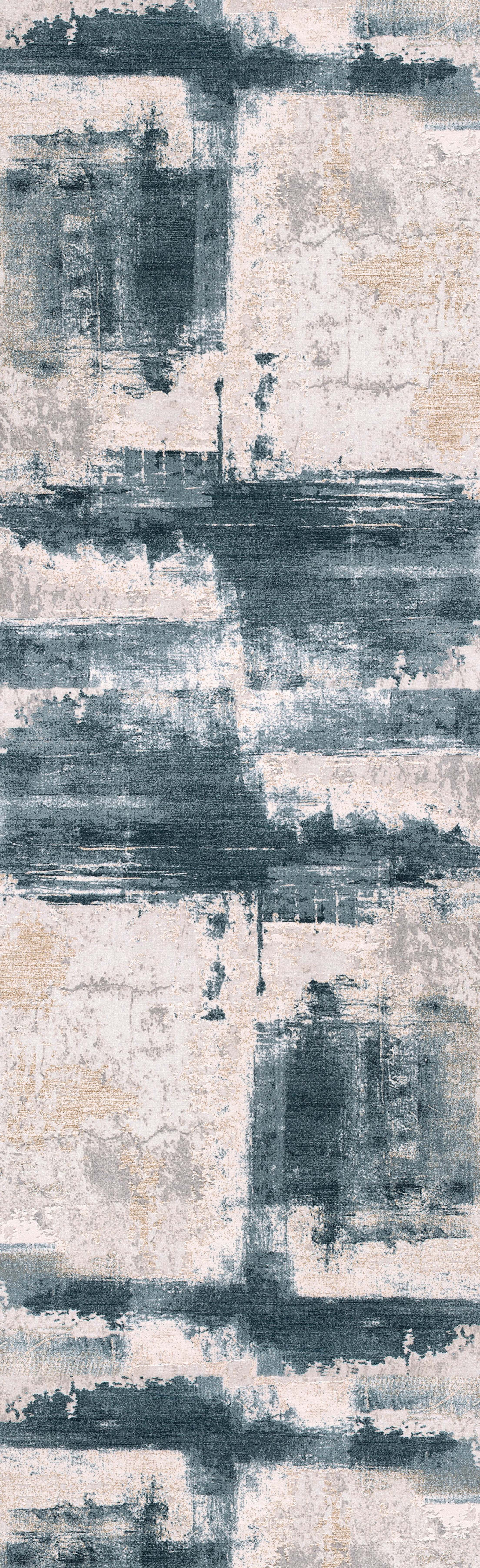 Rug Branch Silvia Collection Modern Abstract Runner Area Rug