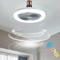 thumbnail image 1 of Dvkptbk Ceiling Fan with Lights,Enclosed Low Profile Fan Light,Ceiling Light with Fan,Hidden Fan Home Appliances, 1 of 7