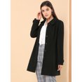 thumbnail image 2 of INSPIRE CHIC Manteau d'Hiver pour Femme à Col Peter Pan, à Simple Boutonnage, 2 of 6