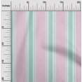 thumbnail image 1 of oneOone Cotton Poplin Fabric Multicolor Stripe Print Fabric By Yard 42 Inch Wide, 1 of 1