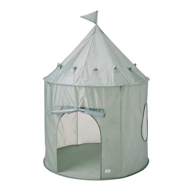 3 Sprouts Kids Play Tent Playhouse Castle with Recycled Fabric for Indoor and Outdoor Games in Green