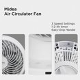 thumbnail image 3 of Midea Table de Bureau Ventilateur Circulateur d'Air 6 Pouces Oscillation Programmable 3D avec Télécommande FG15-23JRL, 3 of 7