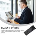 thumbnail image 4 of Silver Frame Laptop Mute Keyboard Sensitive Replace Parts Toetsenbord Slide Dust-proof Keypad Plug Plug and Play Replacement for HP Elitebook 840 G5 US, 4 of 8