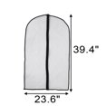 thumbnail image 2 of Unique Bargains Home Clothing Suit Dress Dust Resistant Protector Cover Bag Holder 100cm x 60cm, 2 of 5