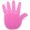 Pink, variant on SHISUYAN Giant Foam Finger Five Fingers Foam Hands Cheerleading Finger Hand Celebration Pompom For Sports Events Games School Business Blue