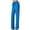 Blue, variant on RXIRUCGD Ladies Fashionable Solid Color Cotton Loose And Sports Drawstring Double Pocket Yoga Fitness Pants, White, Size: L