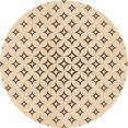 thumbnail image 1 of Ahgly Company Tapis d'Intérieur Lavables en Machine, Carrés Transitionnels Brun Bronze, Carrés de 3', 1 of 7