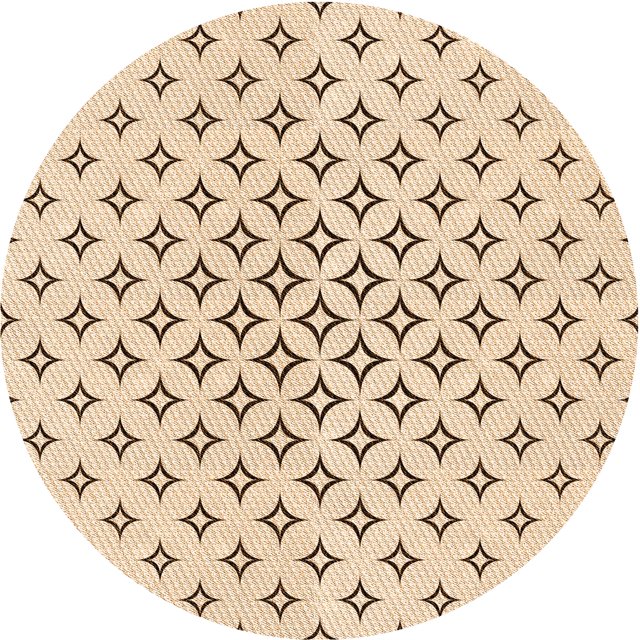 Ahgly Company Tapis d'Intérieur Lavables en Machine, Carrés Transitionnels Brun Bronze, Carrés de 3'
