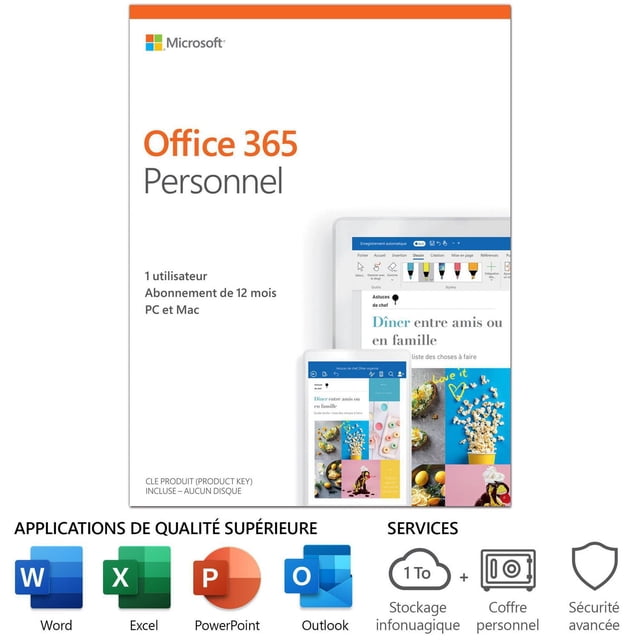 Microsoft Office 365 Personnel, française