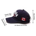 thumbnail image 2 of 2025 Canada Baseball Cap Canada Trucker Hat Large Day Embroidered Maple Leaf Men Flag Adjustable, 2 of 2