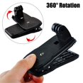 thumbnail image 3 of CNKOO 360° Rotation Action Camera Backpack Hat Clip Clamp Mount for  SJCAM EKEN, 3 of 12