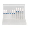 thumbnail image 1 of Cuticle Remover Bits, Portable Ceramic Polish Removal Drill Bit Polishing High Strength With Storage Box For Nail Salon, 1 of 8