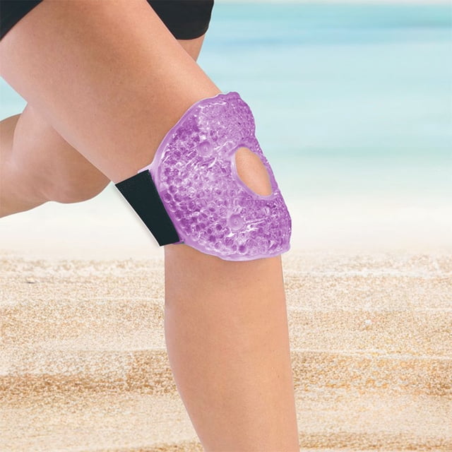 ZZkhGO Gel Cold Hot Pack, 220ml Dual Use Hot Cold Compress Bag, Reusable Therapy Pad for Sports Injuries Head Shoulder Leg Knee