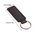 thumbnail image 3 of mmirethe Leather Lightweight Key Ring Hoop - Convenient And Durable For Everyday Suitable For Men And Women Motorcycle Keychain pink, 3 of 6