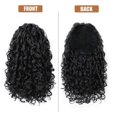 thumbnail image 3 of Curly Ponytail Extension Drawstring Ponytails for Black Women Synthetic Curly Drawstring Ponytail for Women, 3 of 7