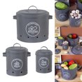 thumbnail image 3 of Onion Kitchen Food Crisper Vegetable & Kitchen food container Fruit Saver Container Fresh Storage Grey, 3 of 8
