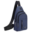 thumbnail image 2 of EGNMCR Waterproof Strap Bag Crossbody Backpack With Headphone Hole Strap Backpack Hiking Backpack Multipurpose Crossbody Chest Bag,, 2 of 6