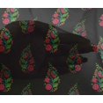 thumbnail image 4 of oneOone Viscose Chiffon Fabric Leaves & Floral Block Print Sewing Fabric BTY 42 Inch Wide, 4 of 4
