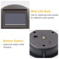 thumbnail image 2 of Allume 4 Pack Solar Light Replacement Top for Outdoor Hanging Lanterns 4pcs, 2 of 12