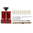 thumbnail image 3 of Localisateur de Perceuse, Guide de Perceuse Durable et Facile à Utiliser, Ouverture de Trou, Besoins DIY pour le Travail du Bois, Rouge, 3 of 8