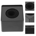 thumbnail image 4 of SHISUYAN Portable ABS Injection Molding Square Cube Shaped Interview Mic Microphone Logo Flag Station Logo (Black), 4 of 8