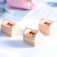 thumbnail image 4 of Miangastore Box With Lid Mini Design Khaki Wood 3Pack 1.69X1.34X1.02in, 4 of 8