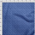 thumbnail image 3 of oneOone Polyester Lycra Blue Fabric Geometric Craft Projects Decor Fabric Printed By The Yard 56 Inch Wide, 3 of 4
