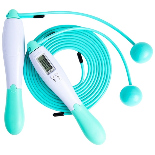 Bangcool Corde à Sauter 2-en-1 Numérique : 4 Modes Réglables Corde à Sauter Sans Corde Corde à Sauter