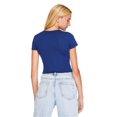 thumbnail image 3 of No Boundaries Women's Rib Baby Tee, 3 of 6
