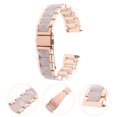 thumbnail image 4 of Shisuyan Engineer Style Metal Watch Band Rose Gold Stainless Steel 1Pack 20MM 17.5CM, 4 of 9