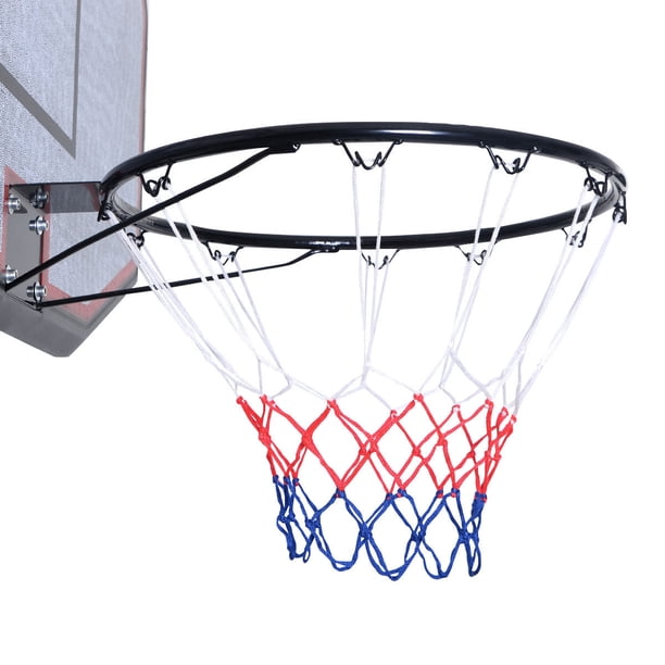 COSTWAY Panier De Basket Sur Pied – Hauteur Réglable 155-210 Cm, 2 Roues, Panneau Arrière Solide, Base Stable – Intérieur/extérieur