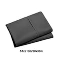 thumbnail image 3 of yulier 2Pcs Microfiber Queen Pillow Cases, Solid Color Super Soft Skin-friendly Cozy Pillowcases with Envelope Closure, Wrinkle, Fade and Stain Resistant Pillow Covers, 20x36, Dark Gray, 3 of 5