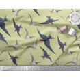 thumbnail image 2 of Soimoi Tissu Satin Modal Beige Imprimé Pic Volant par Yard 42 Pouces de Large, 2 of 3
