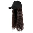 thumbnail image 1 of Jindong Casquette de Baseball Cheveux Ondulés Coiffure Bouclée Perruque Réglable Chapeau Attaché Cheveux Longs, 1 of 1