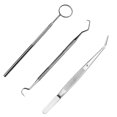 thumbnail image 4 of VONKY Mouth Mirror Set Stainless Steel Tooth Plaque Remover Salon Professional Teeth Cleaning Health Care Instrument 3Pcs 1Set, 4 of 6