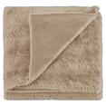 thumbnail image 1 of Bouclair Beige Ellyn Faux Fur Throw 50x60 in (127x152 cm), 1 of 7