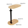 thumbnail image 1 of Becaristey Wood Adjustable Height Bamboo Bathtub Tray Table – Most Of Bathing Experience Convenient, 1 of 6