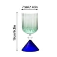 thumbnail image 2 of Elegant Colorful Glassware Set for Drinkware Ideal Kitchen Utensils and Decorative Giving, 2 of 3
